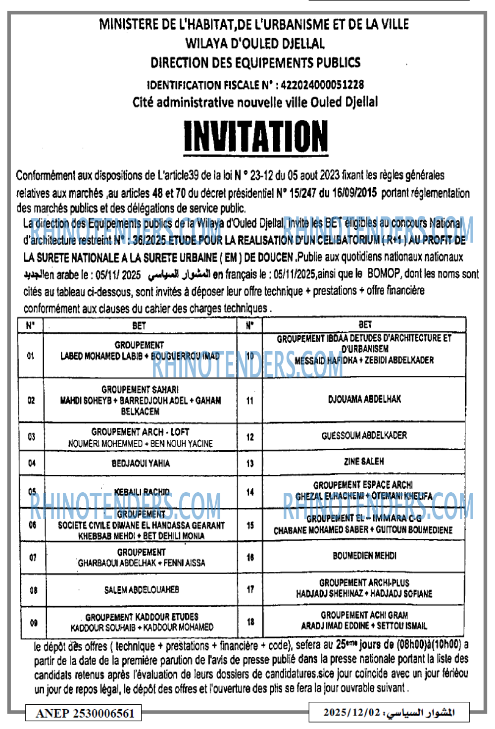 المشوار السياسي
