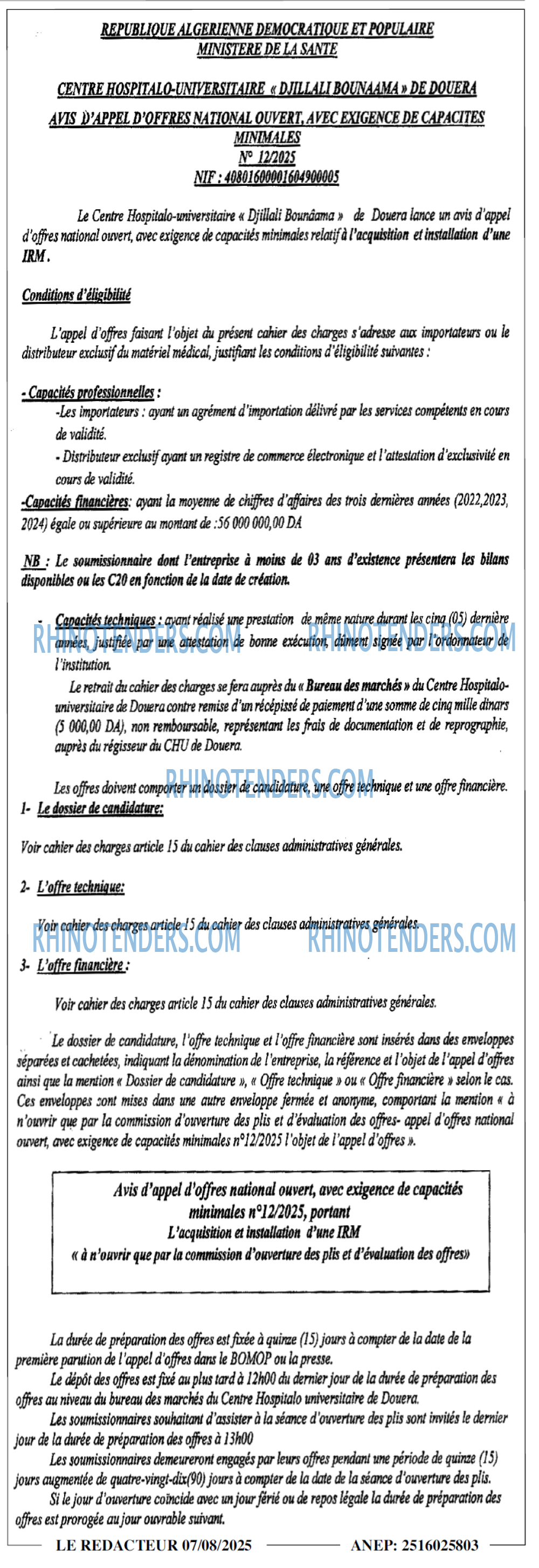 LE REDACTEUR