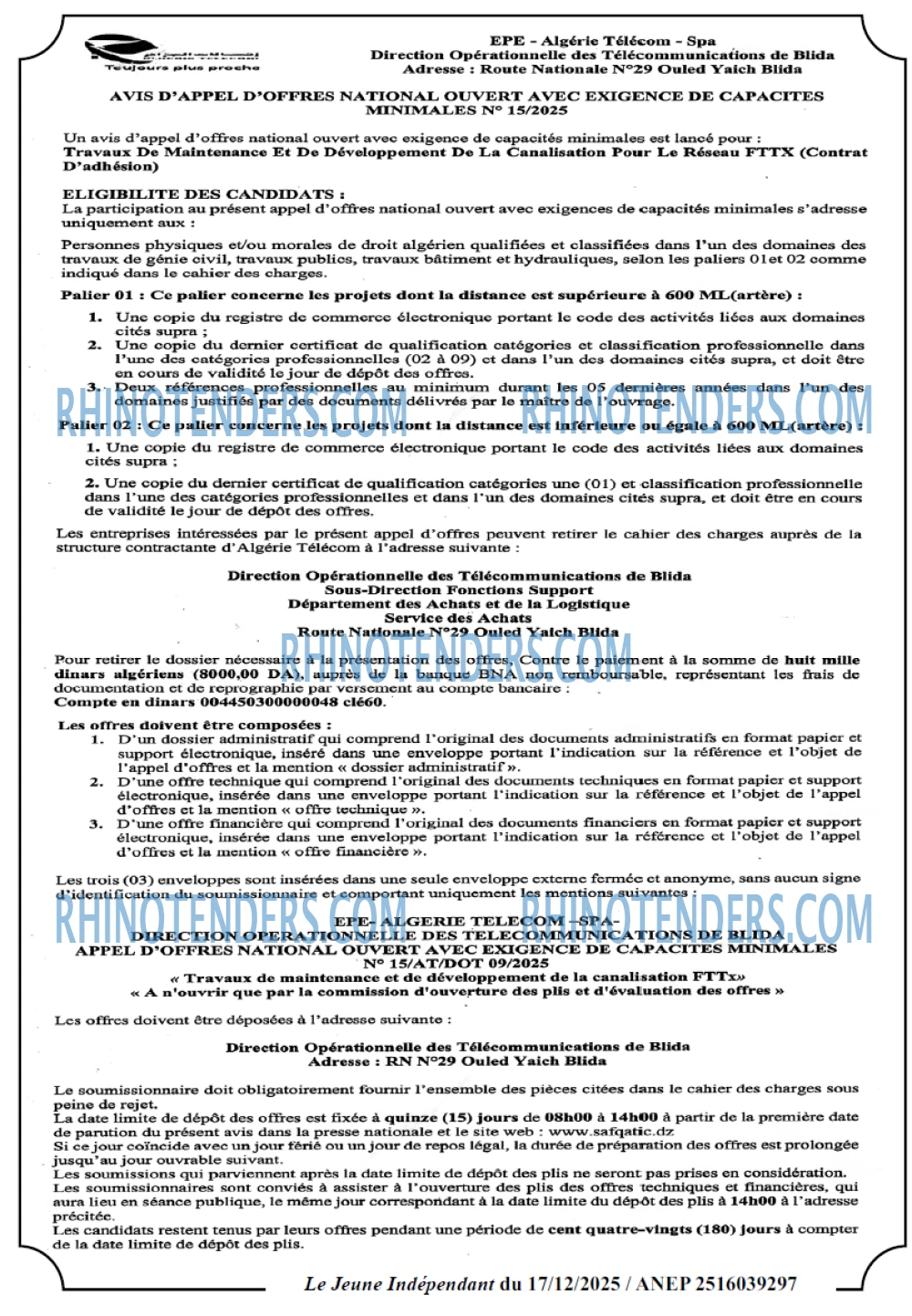 Jeune Independant