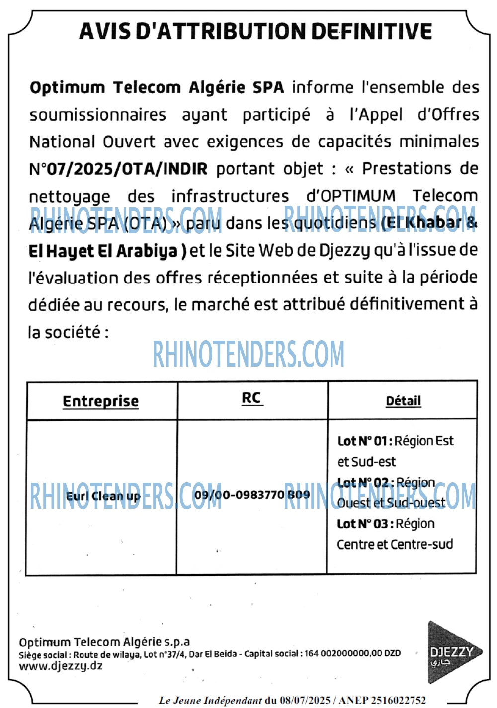 Le jeune indépendant