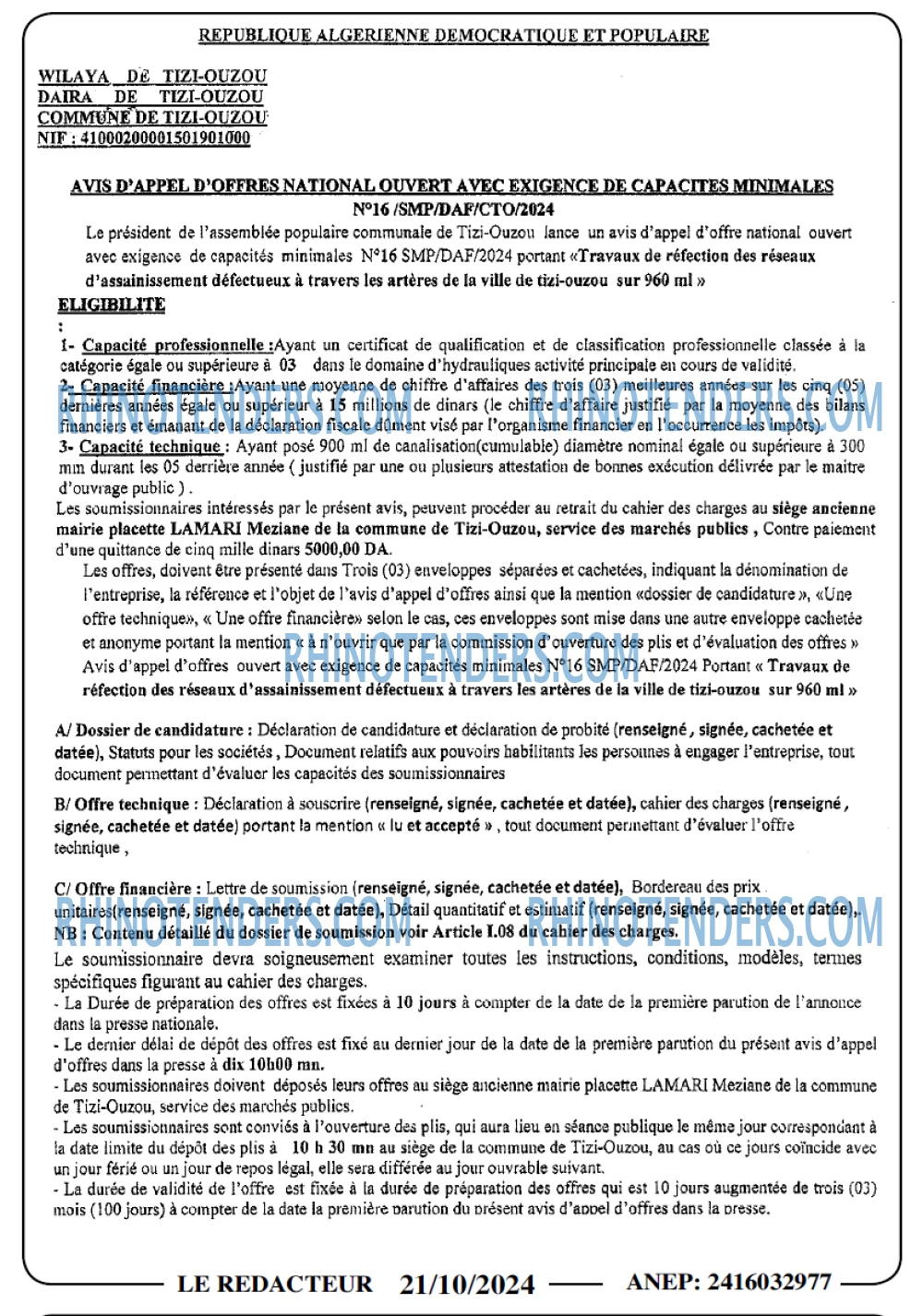 LE REDACTEUR