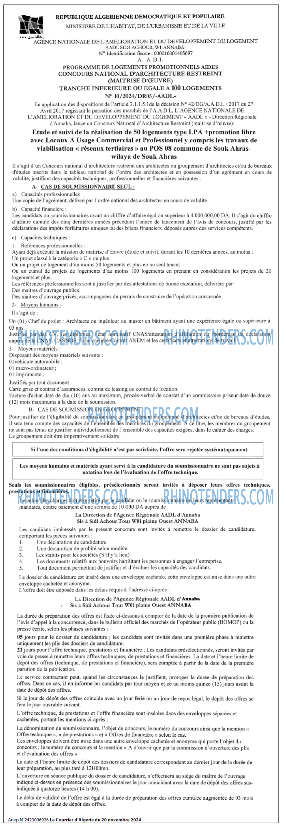 Le Courrier d'Algerie