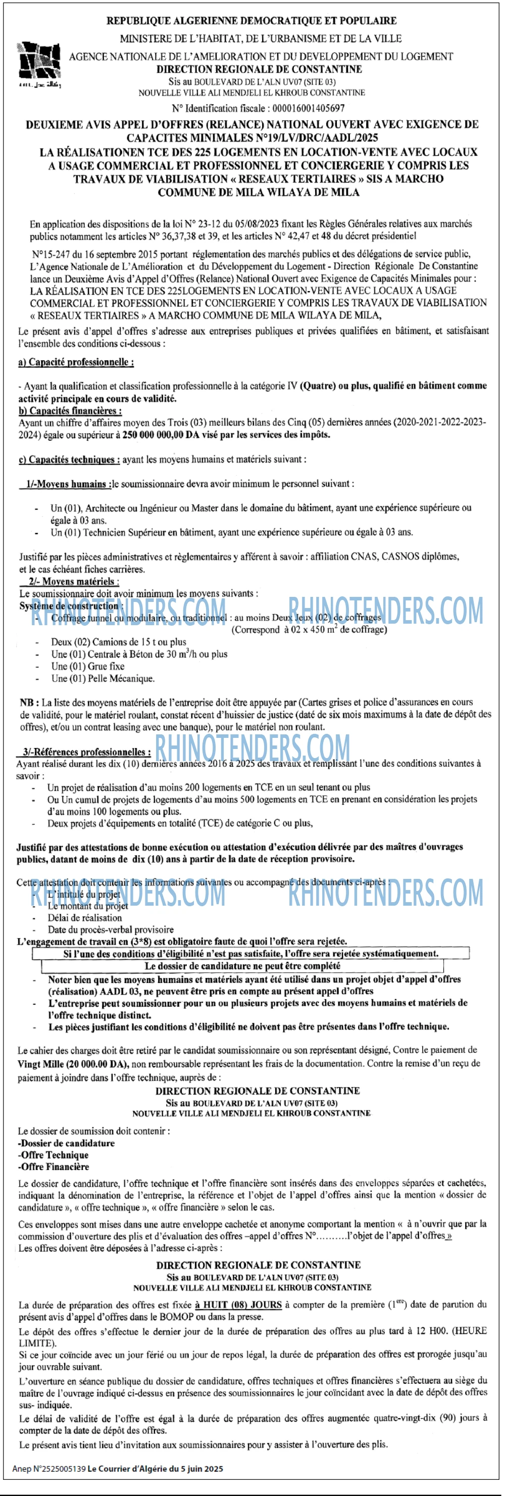 Le Courrier d'Algerie
