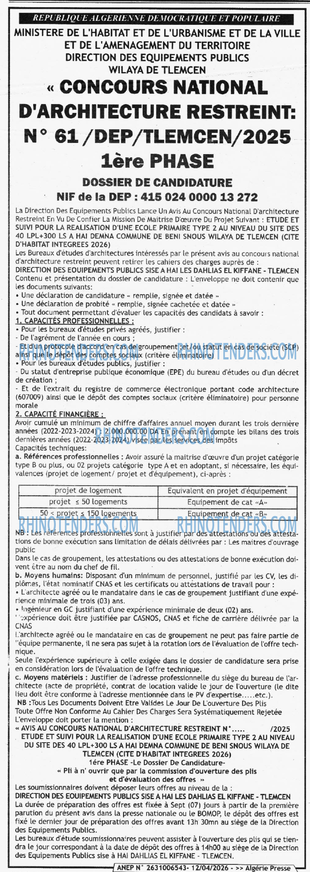 ALGERIE PRESSE