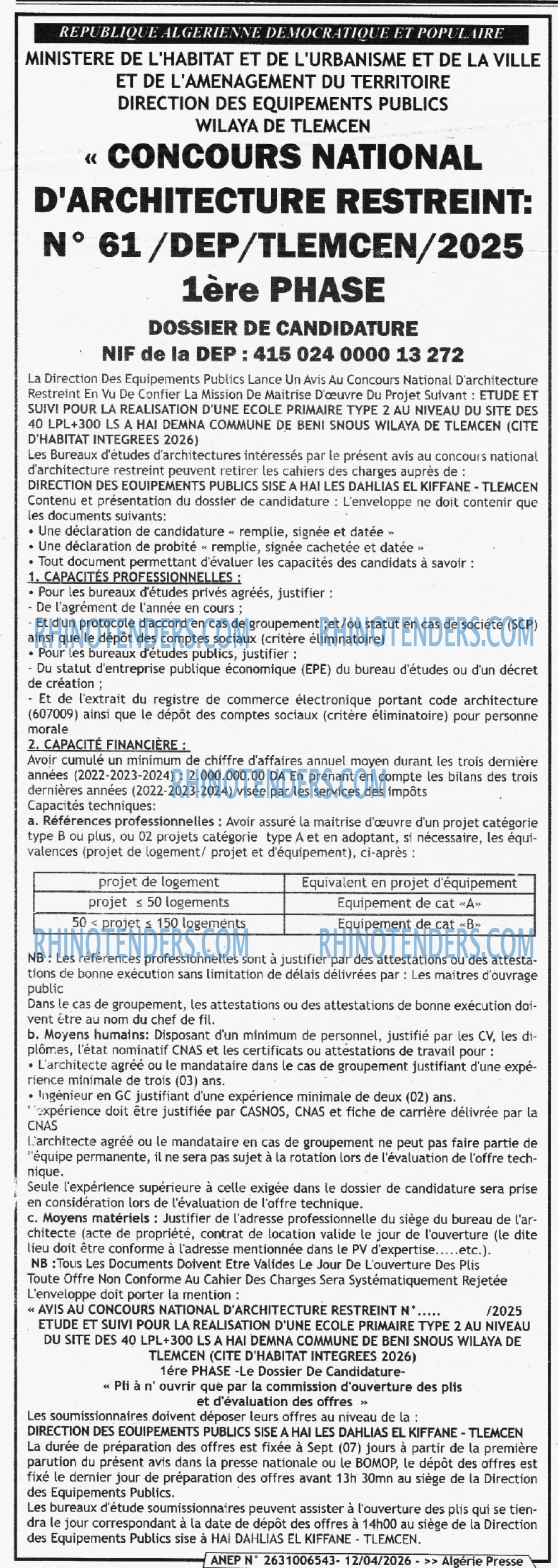 ALGERIE PRESSE