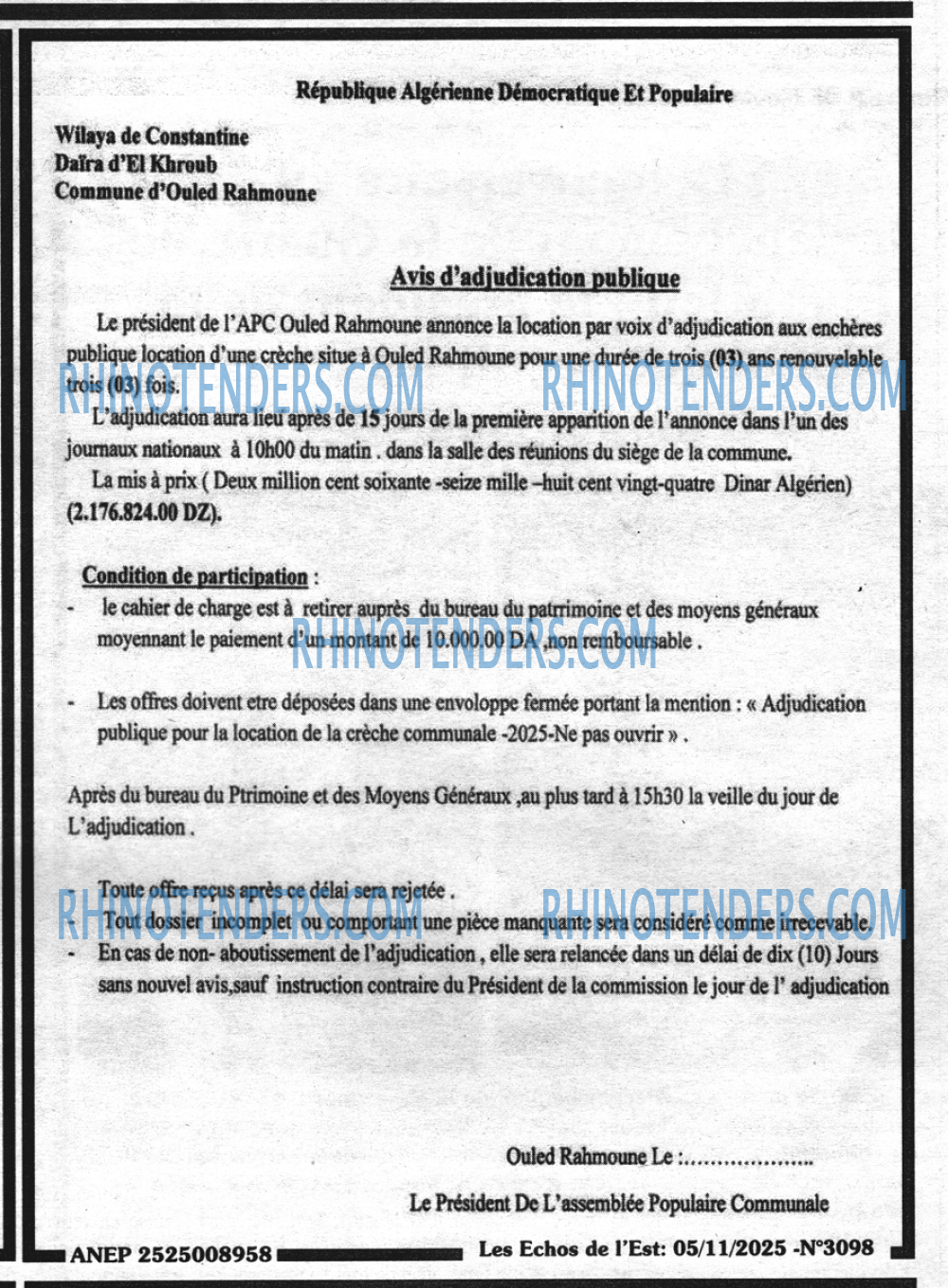 Les Echos de l'Est
