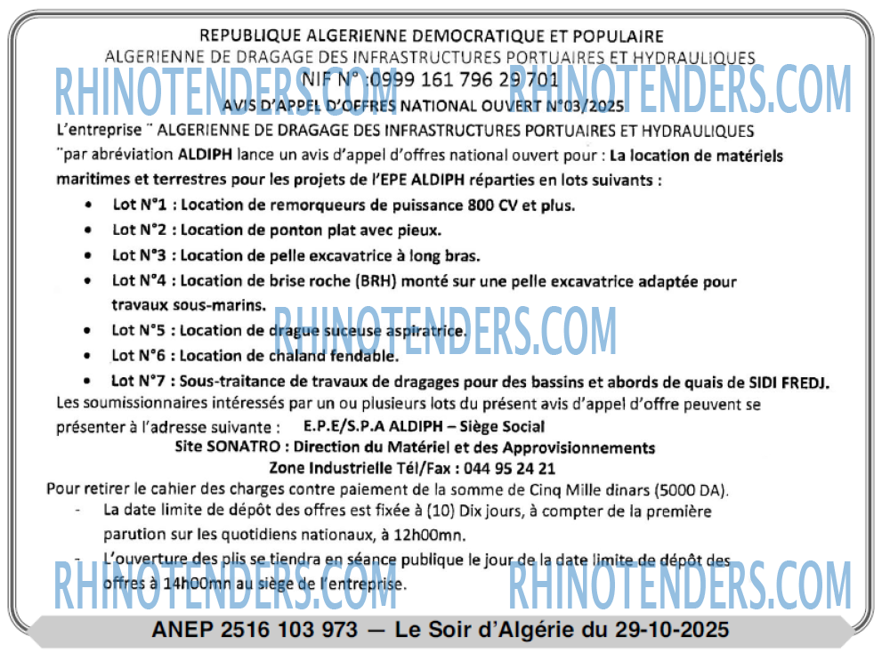 LE SOIR D'ALGERIE