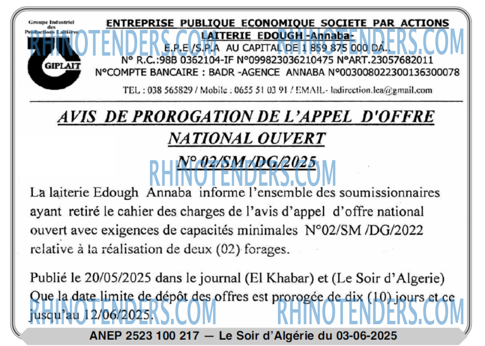 LE SOIR D'ALGERIE