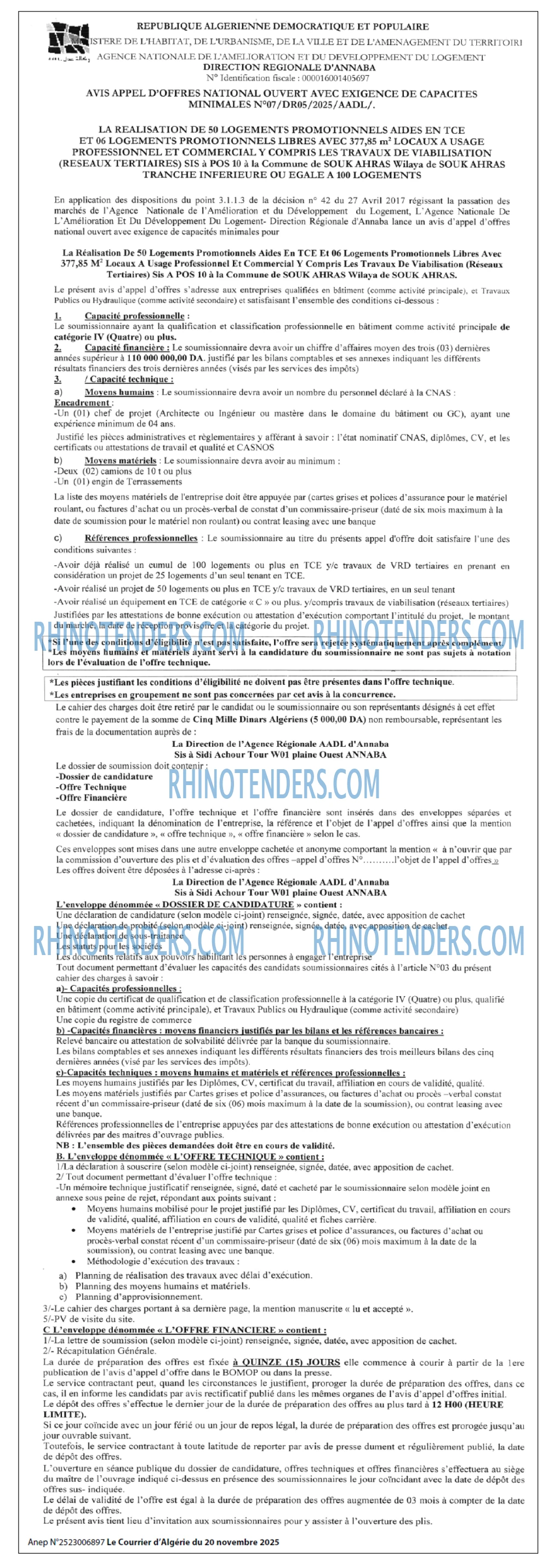 Le Courrier d'Algerie