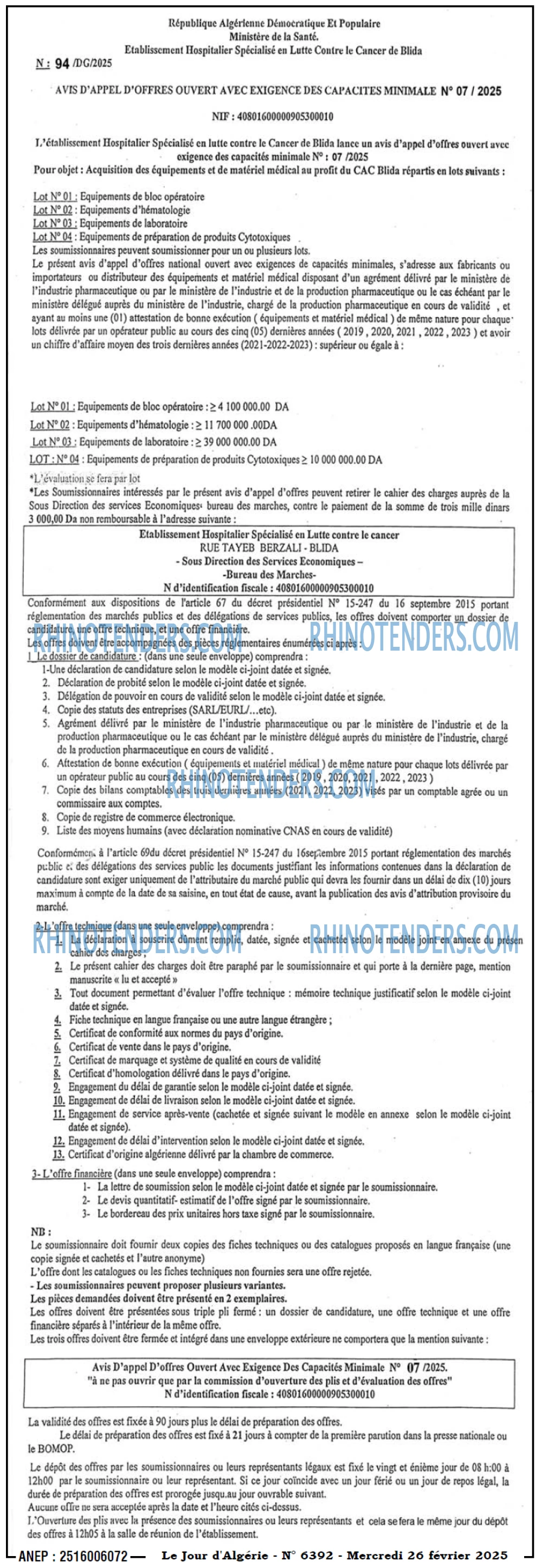 Le Jour d'Algérie