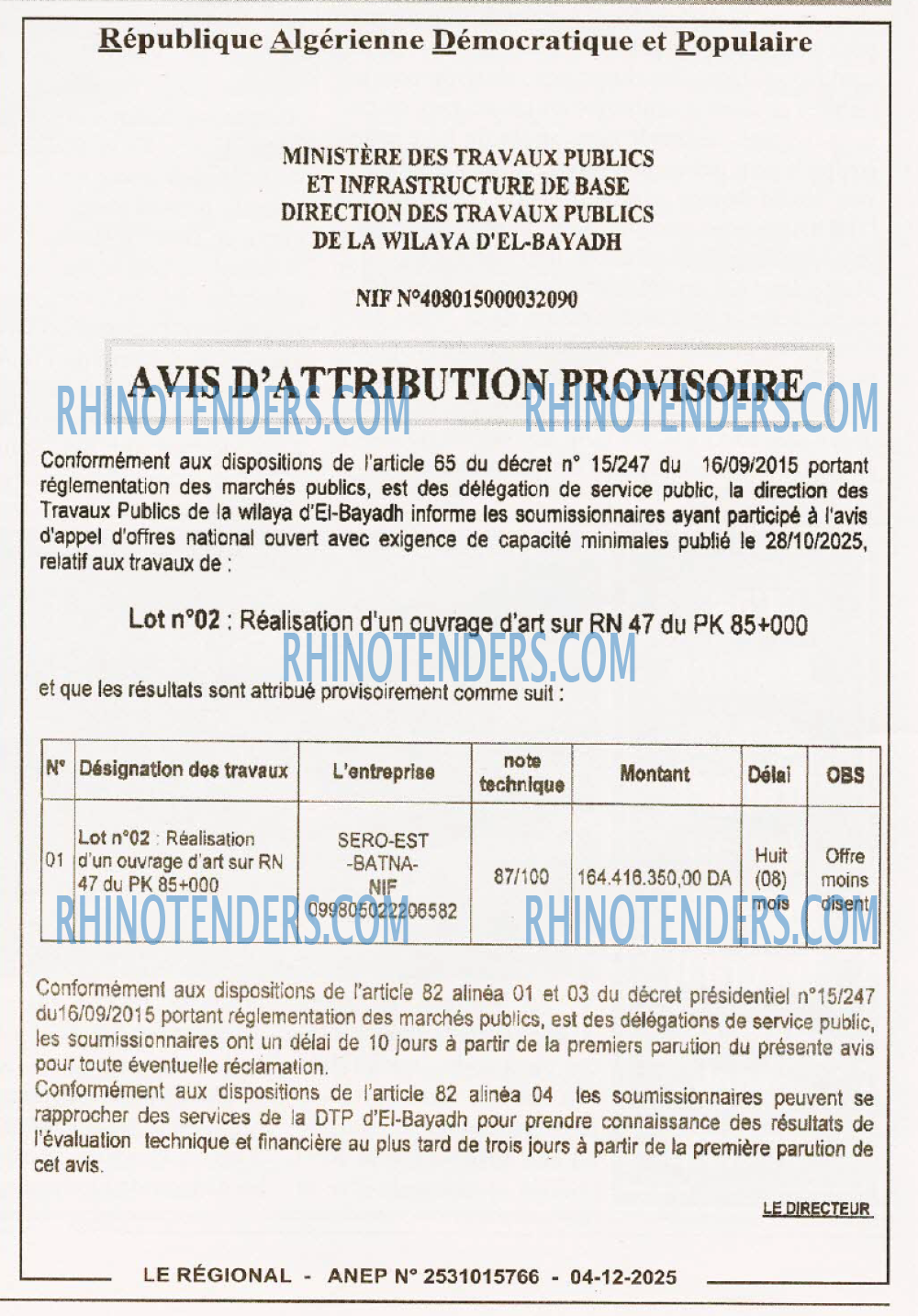 LE REGIONAL