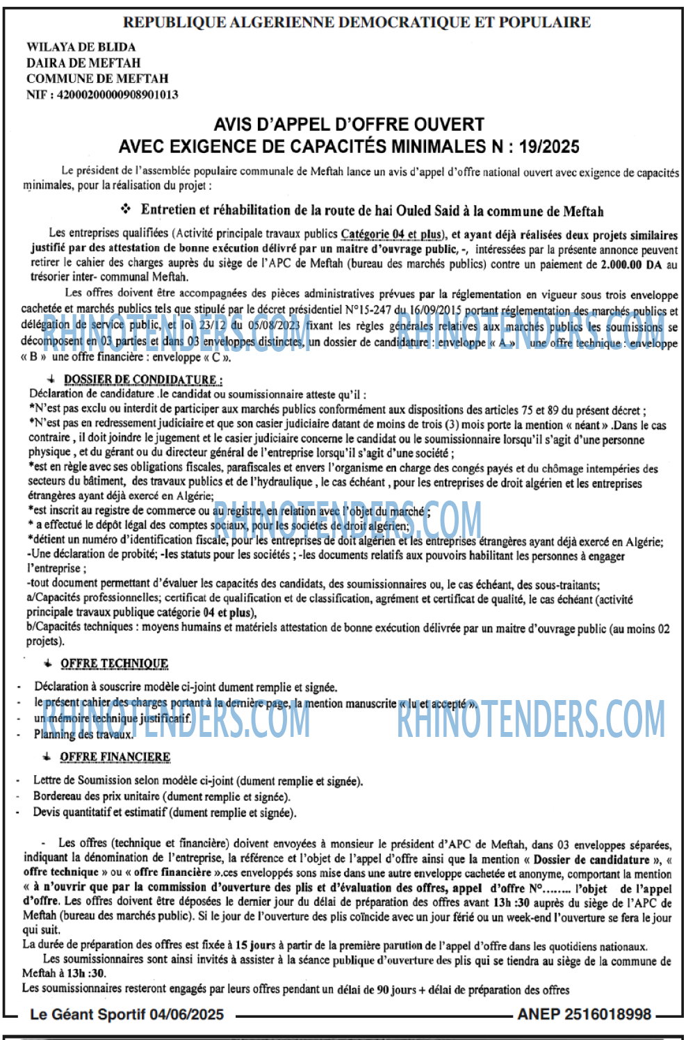 le geant sportif