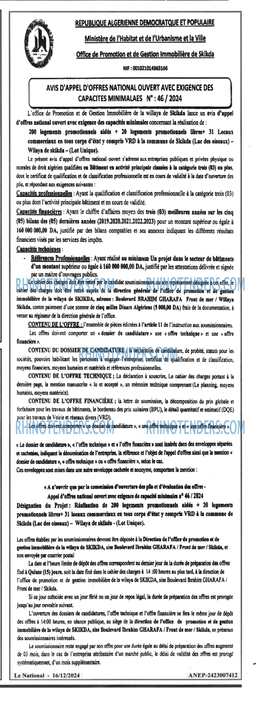 LE SOIR D'ALGERIE