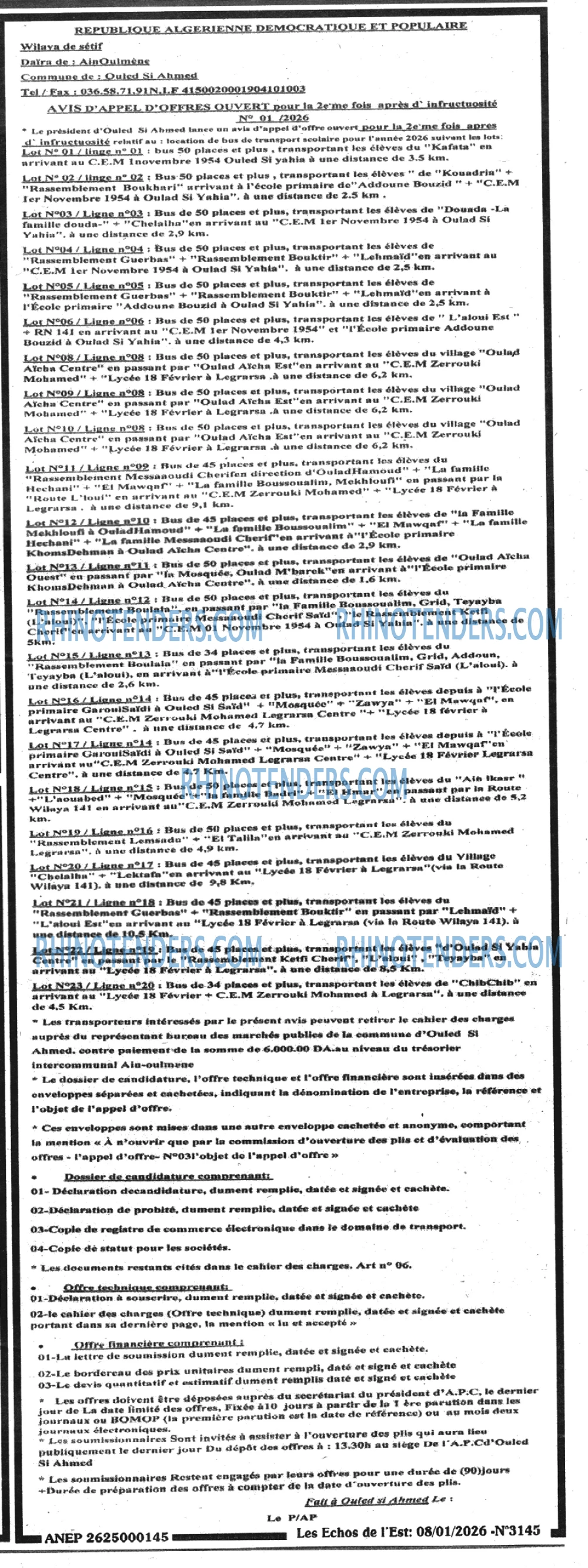 Les Echos de l'Est
