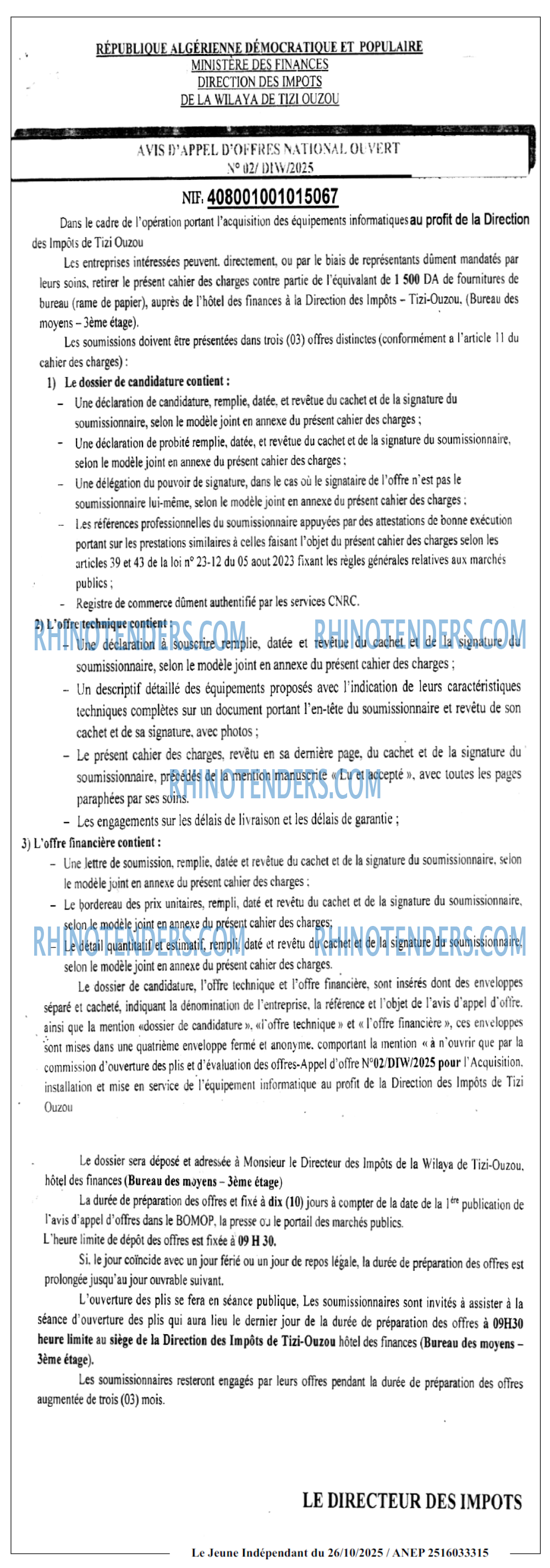 Jeune Independant