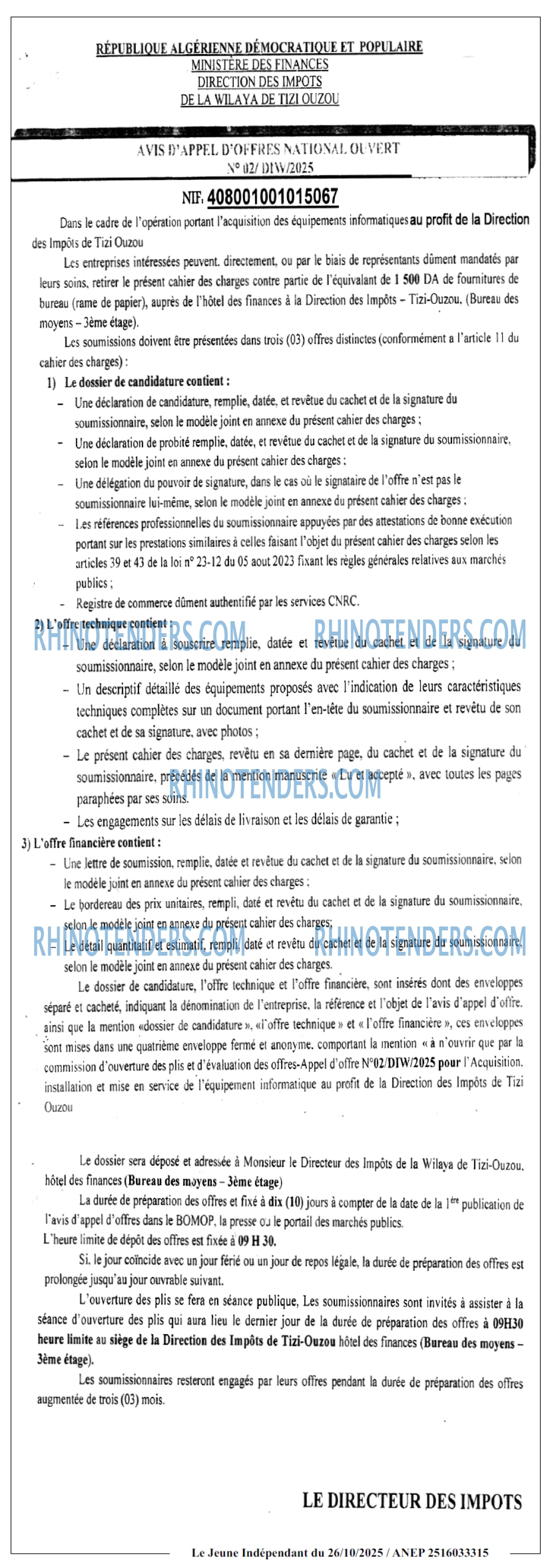 Jeune Independant