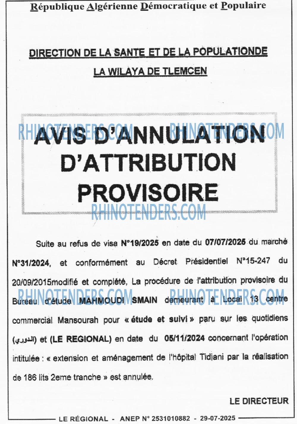 LE REGIONAL