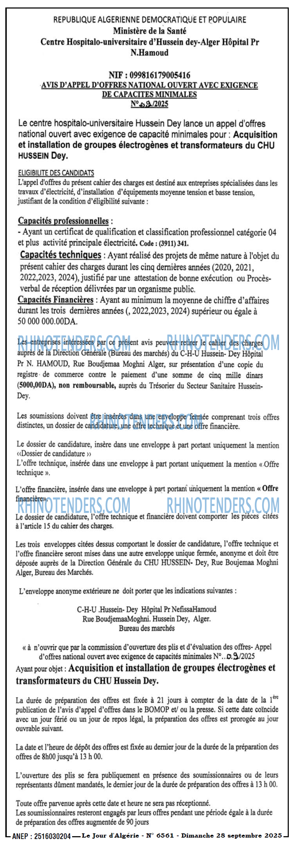 Le Jour d'Algérie