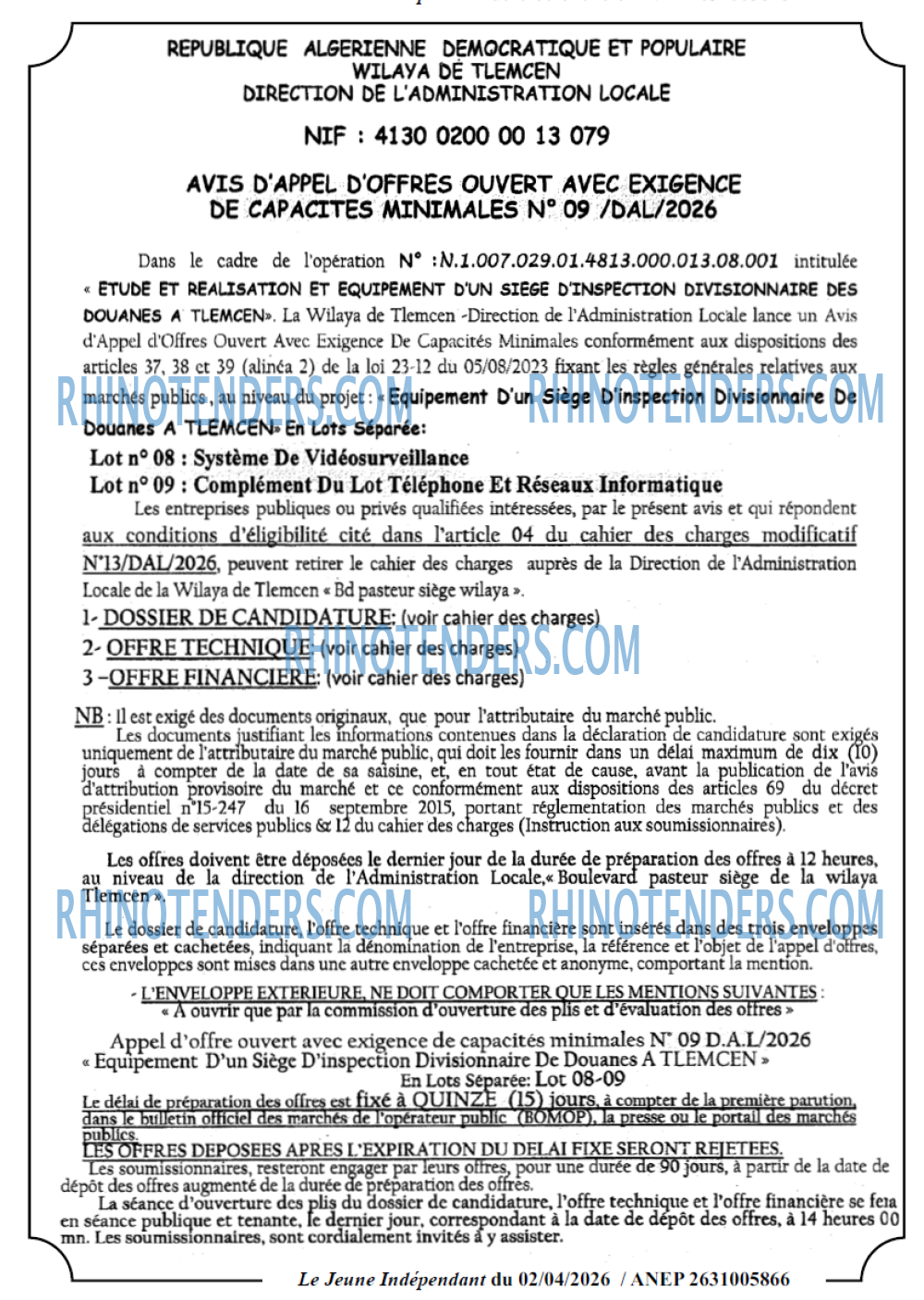 Jeune Independant
