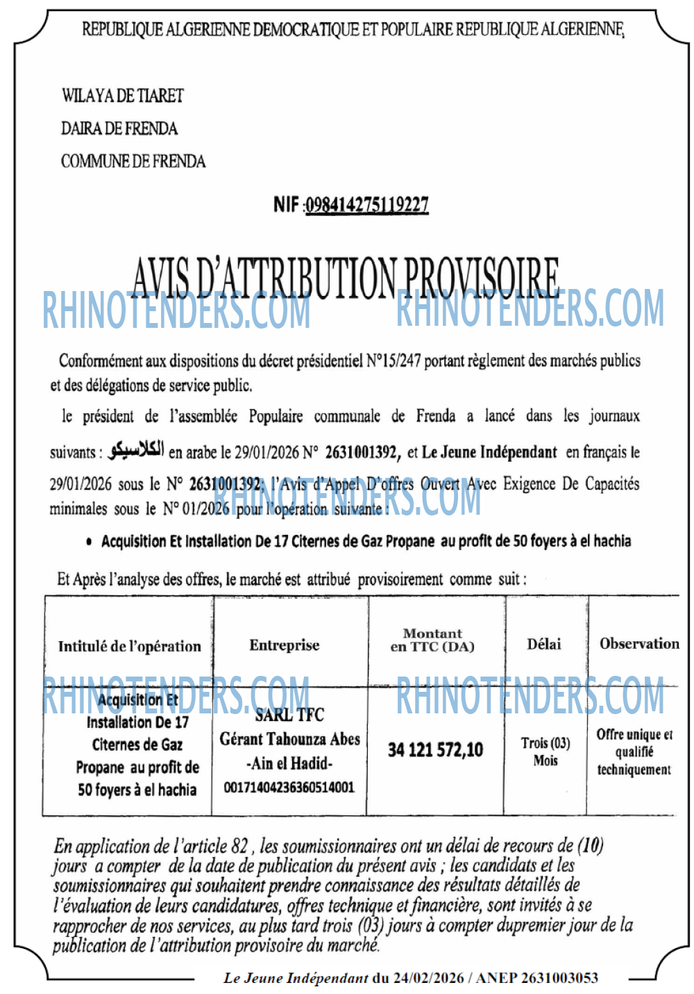 Jeune Independant