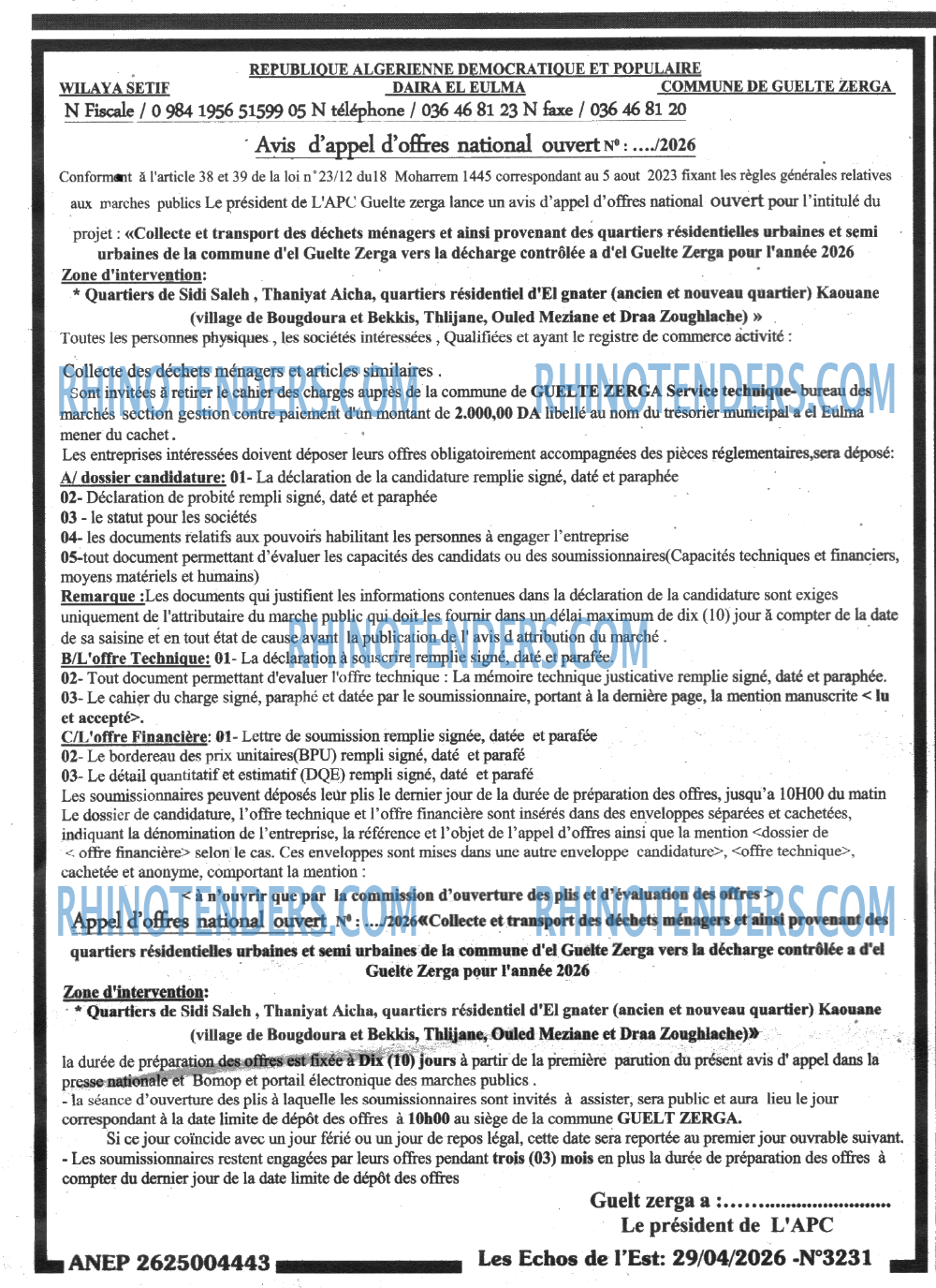 Les Echos de l'Est