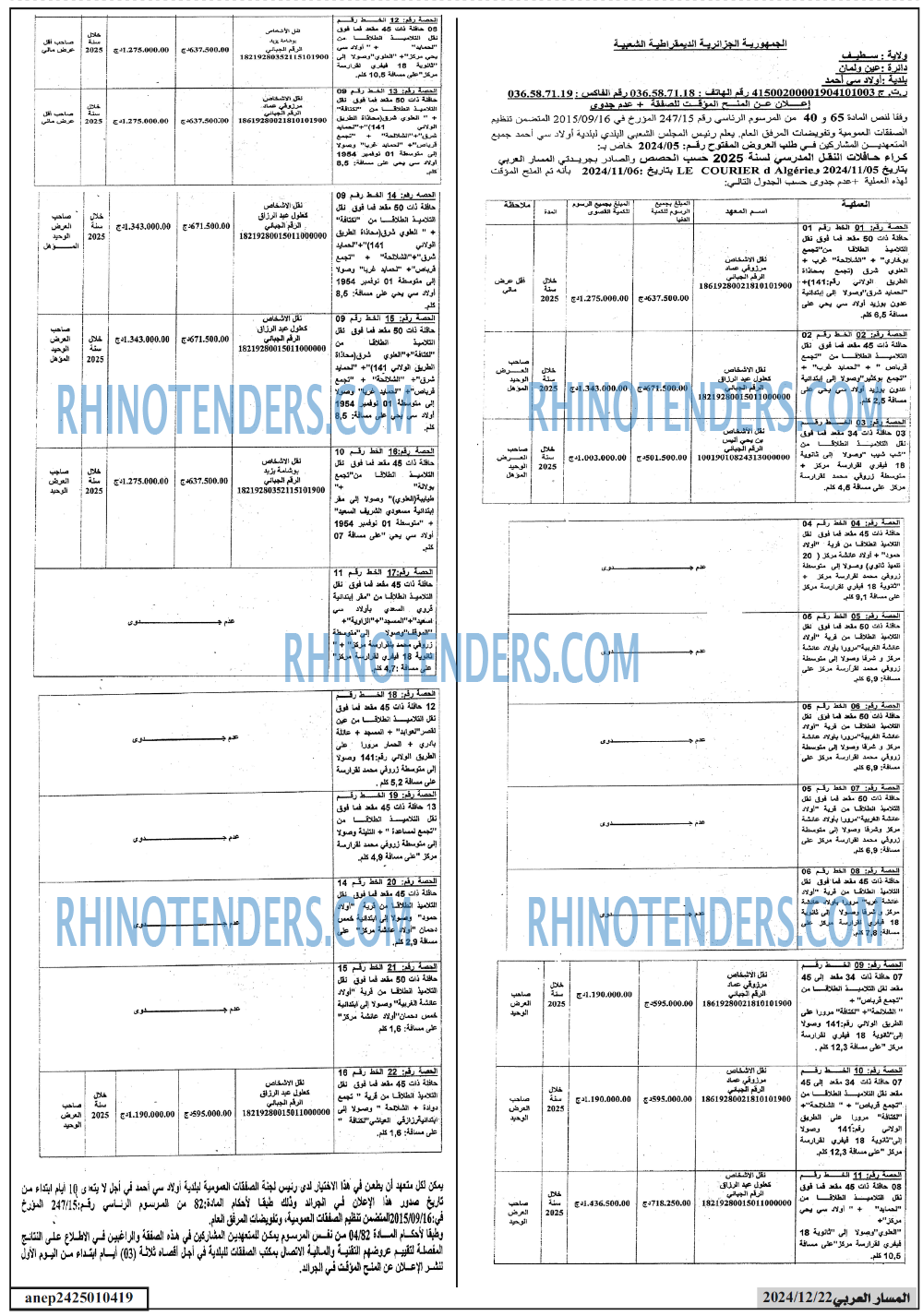 Rhinotenders
