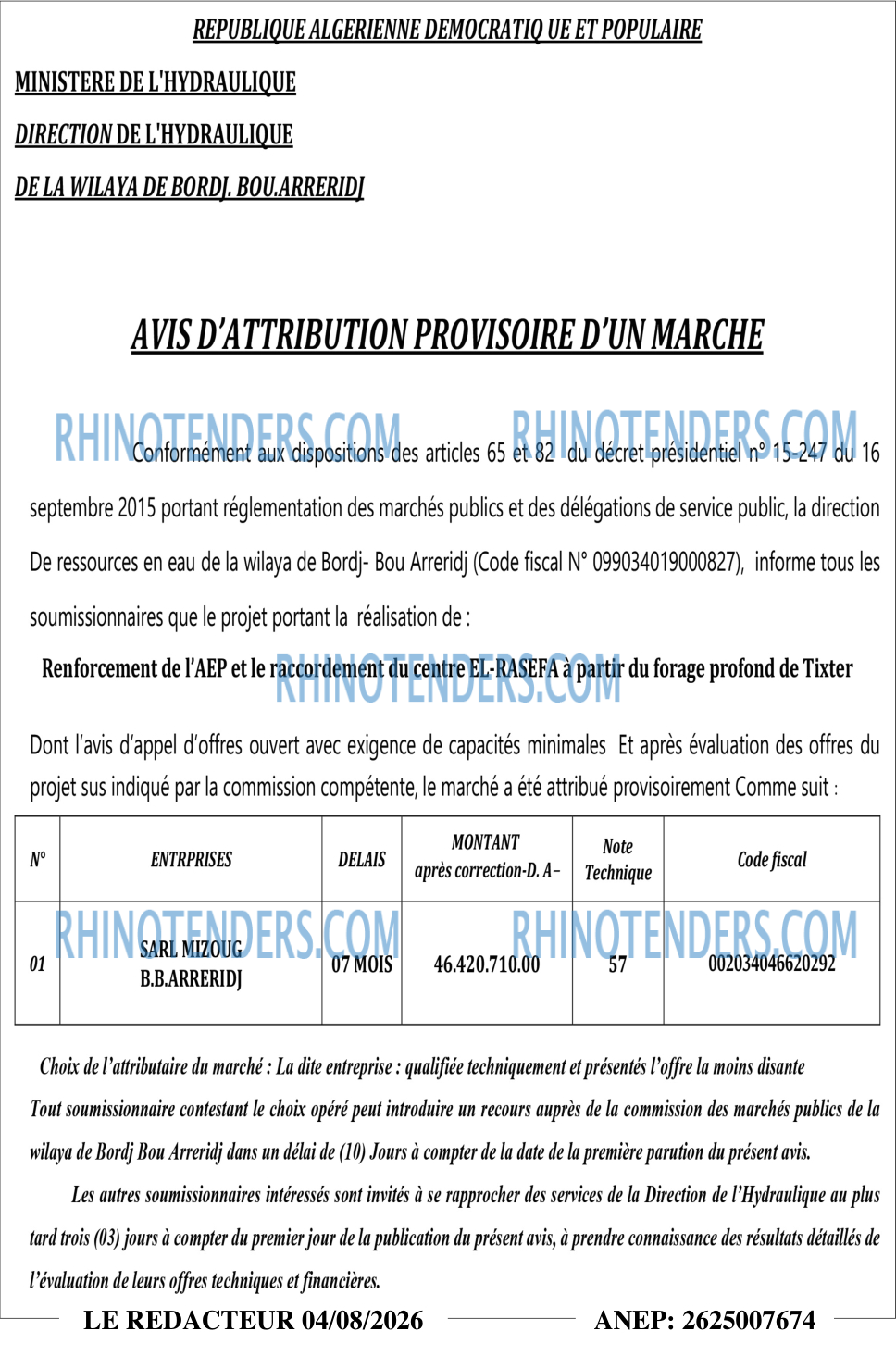LE REDACTEUR