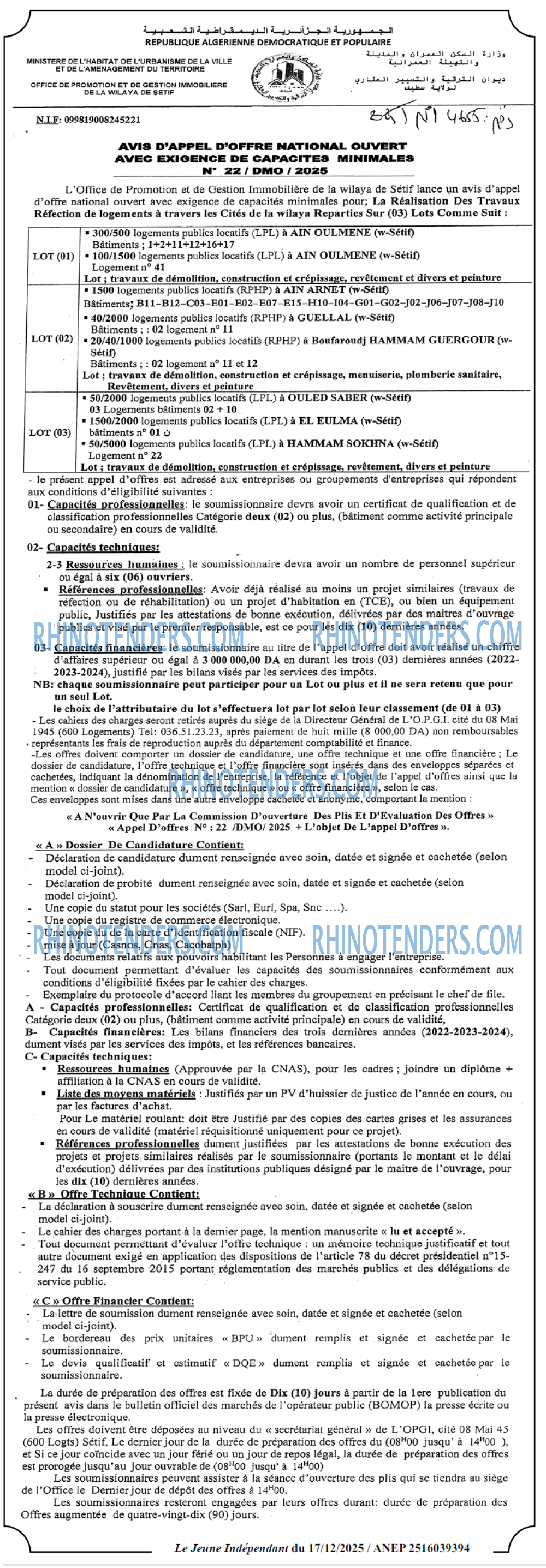Jeune Independant