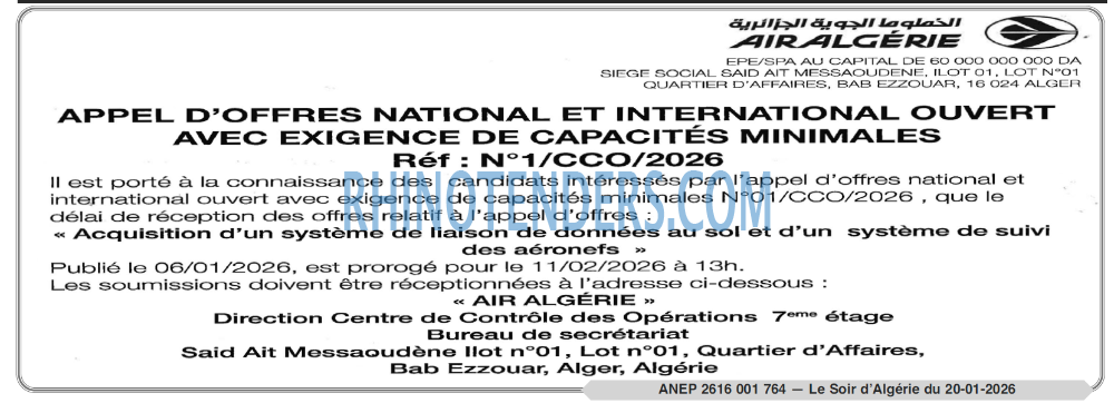 LE SOIR D'ALGERIE