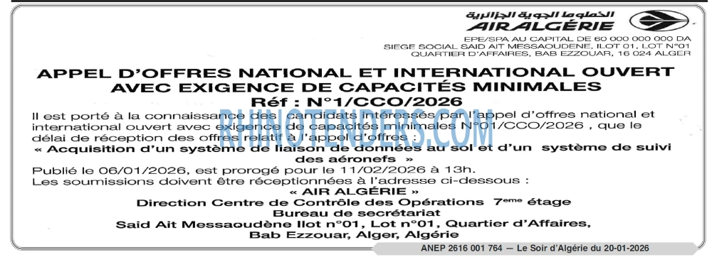 LE SOIR D'ALGERIE