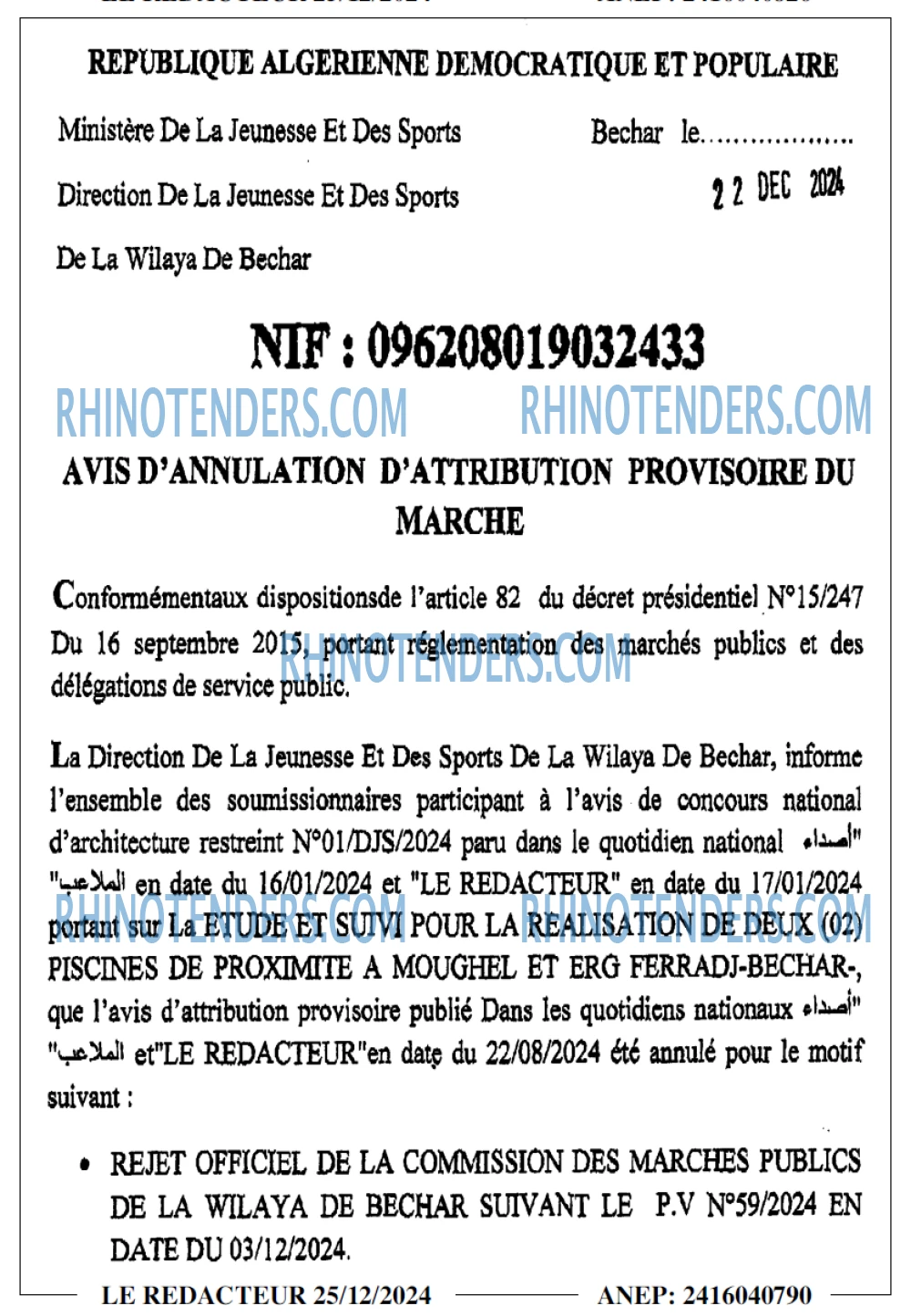 LE REDACTEUR