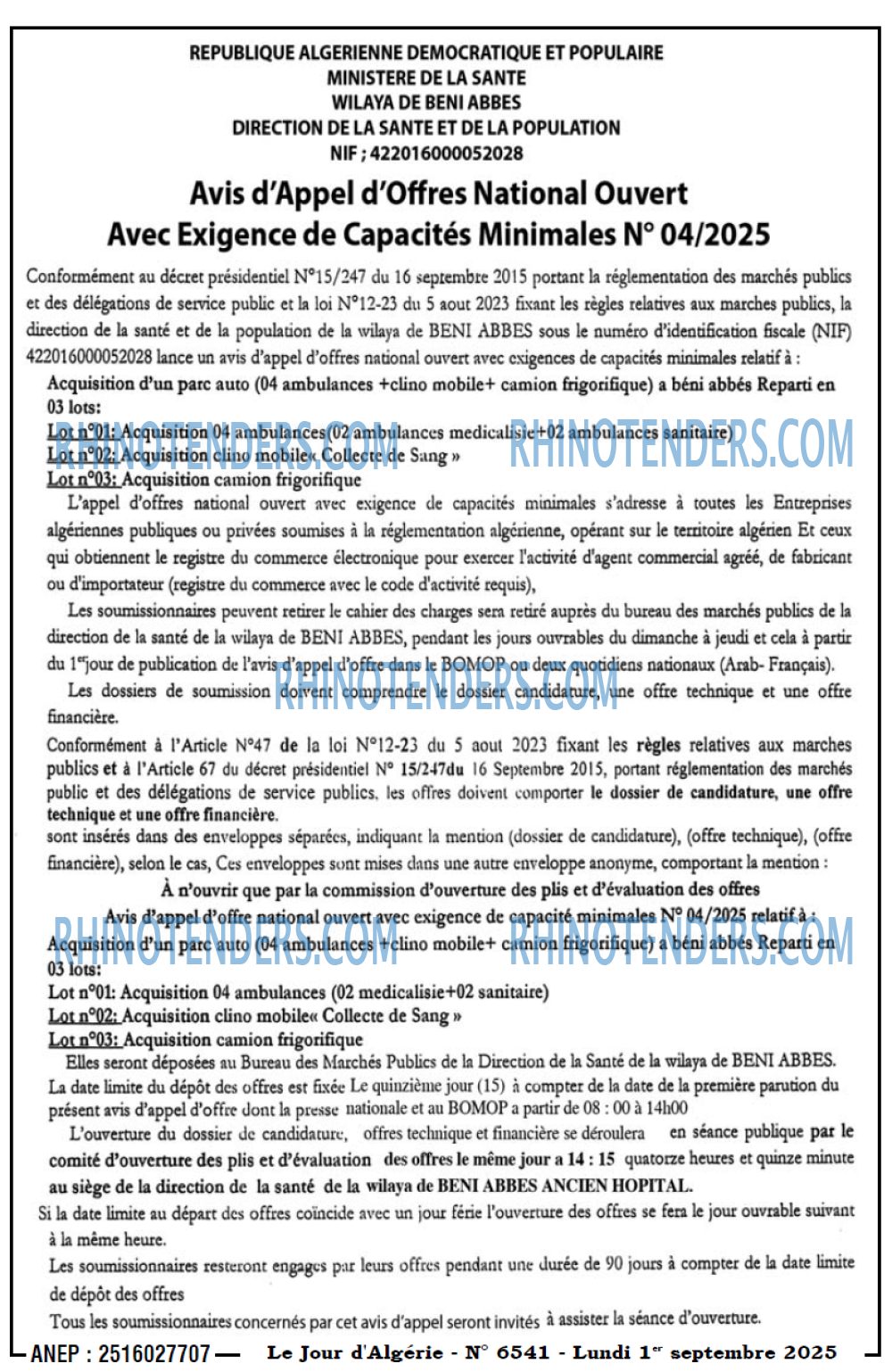Le Jour d'Algérie