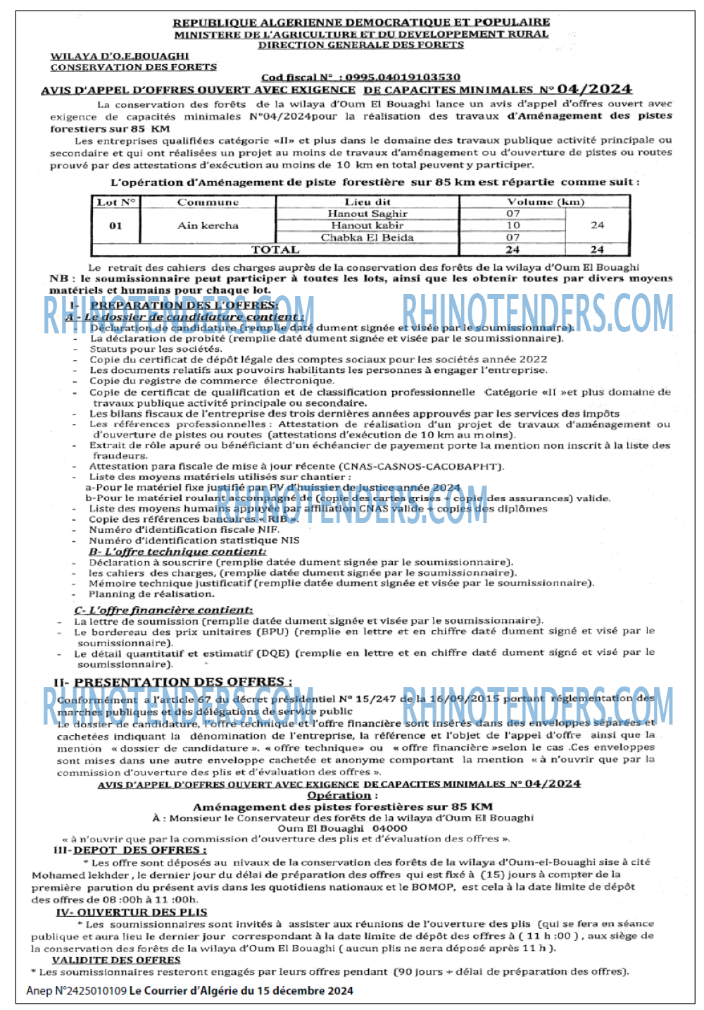 Le Courrier d'Algerie