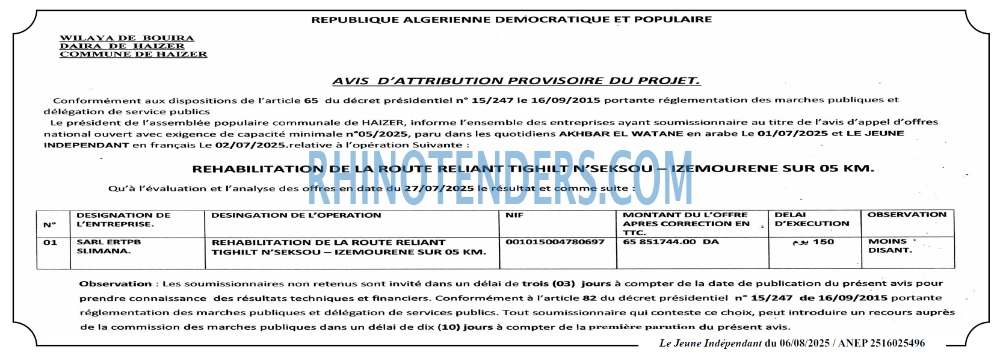 Le jeune indépendant