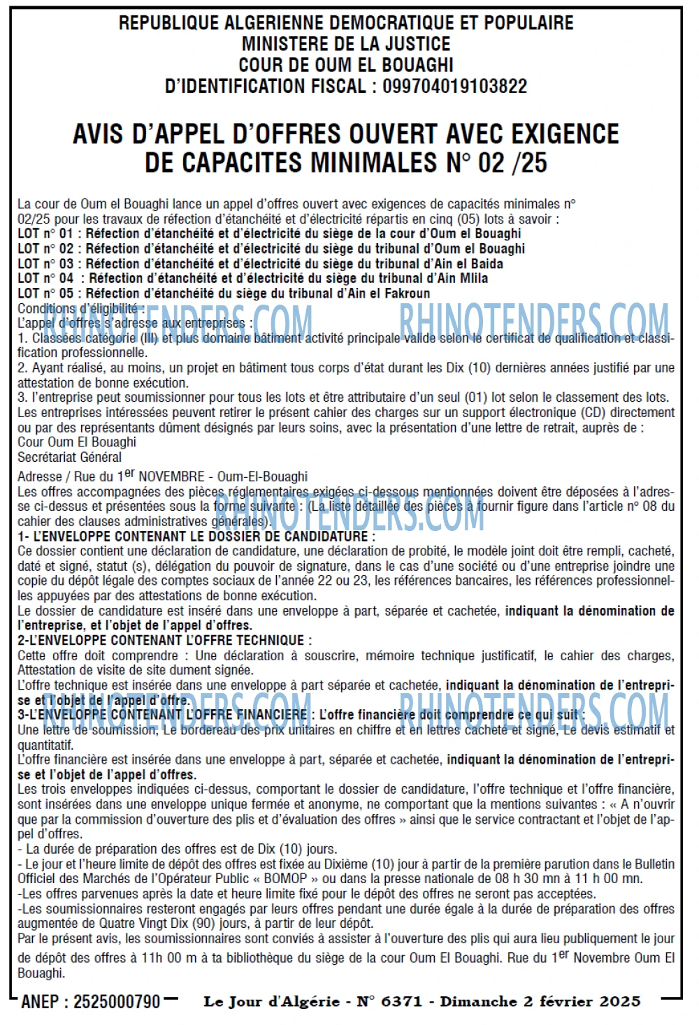 Le Jour d'Algérie