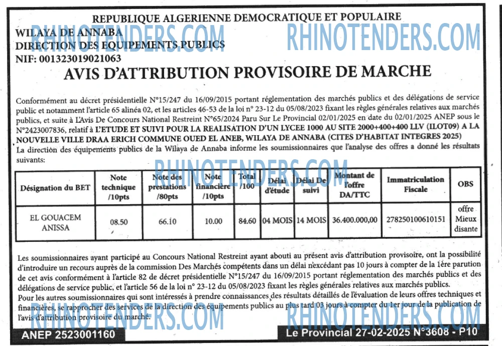 LE PROVINCIAL