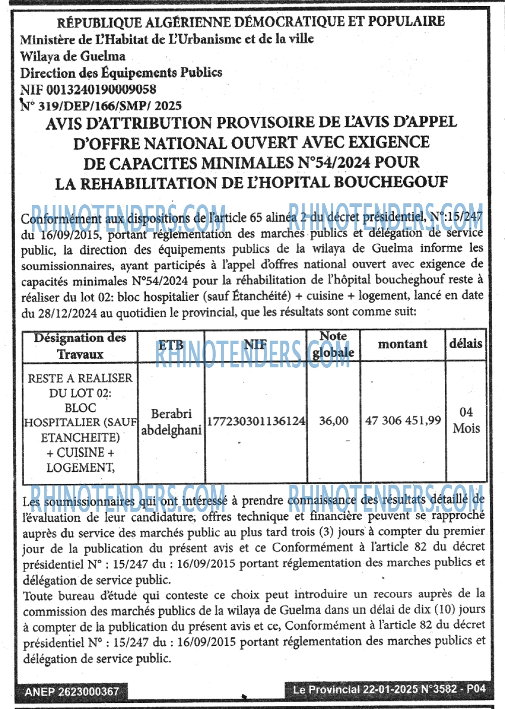 LE PROVINCIAL