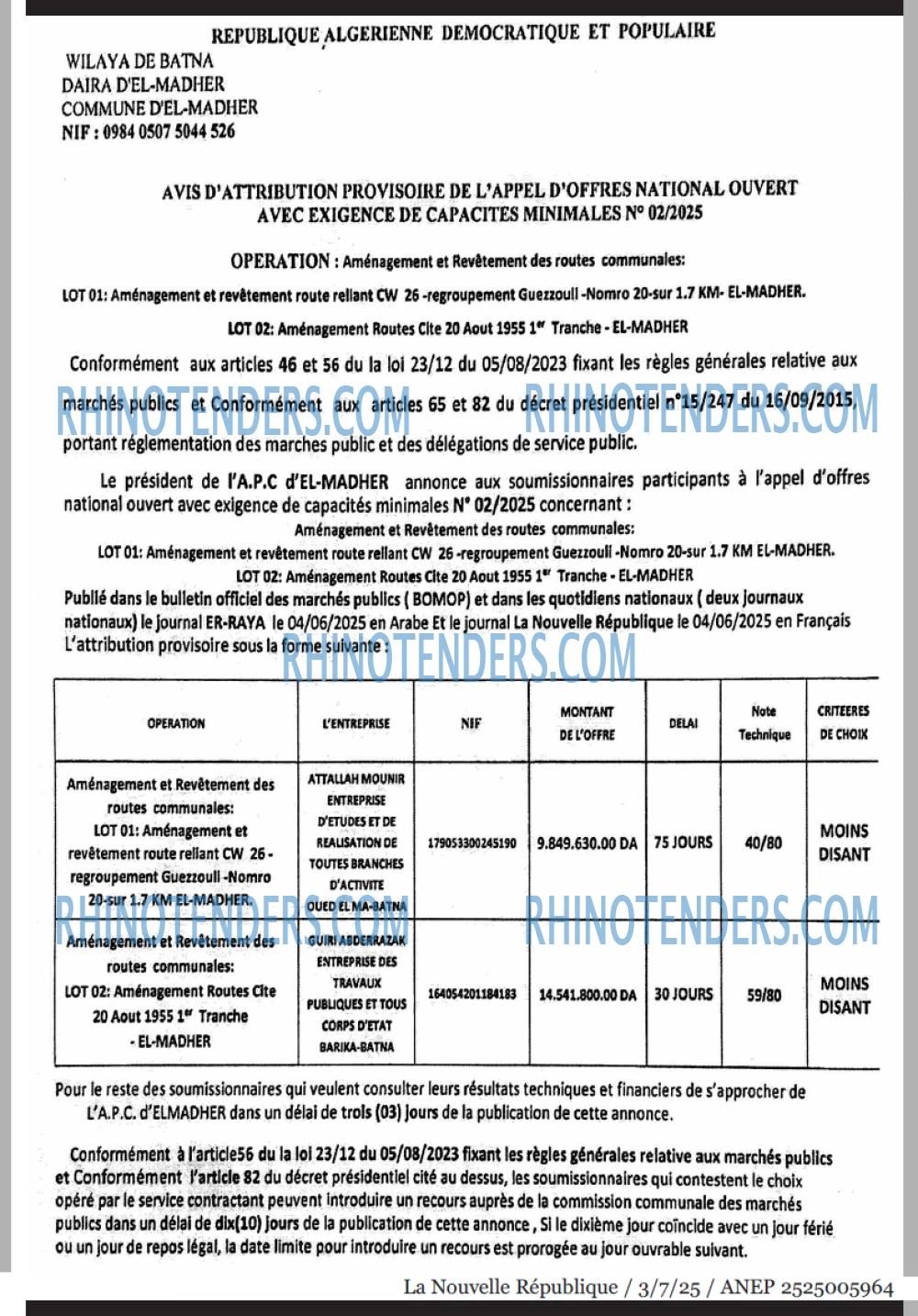 La Tribune