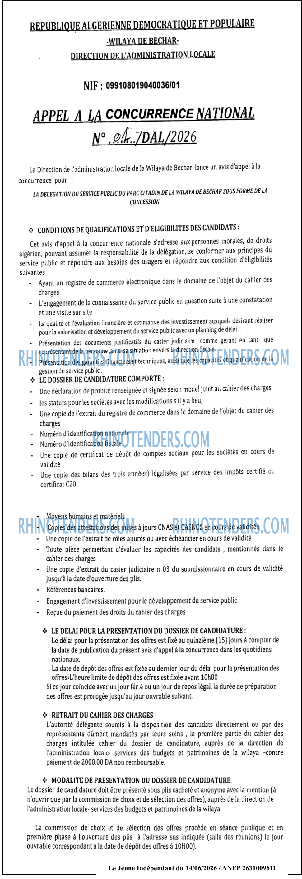 Jeune Independant
