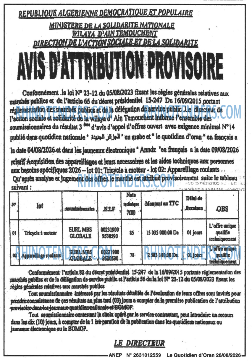 Le Quotidien d'Oran