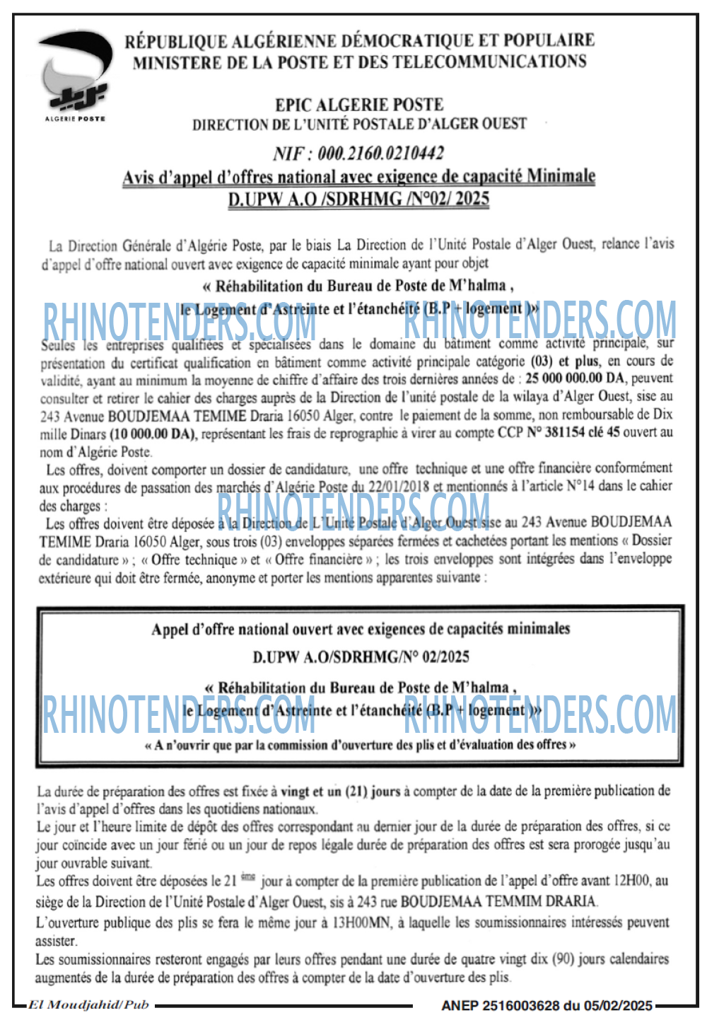 ALGERIE PRESSE