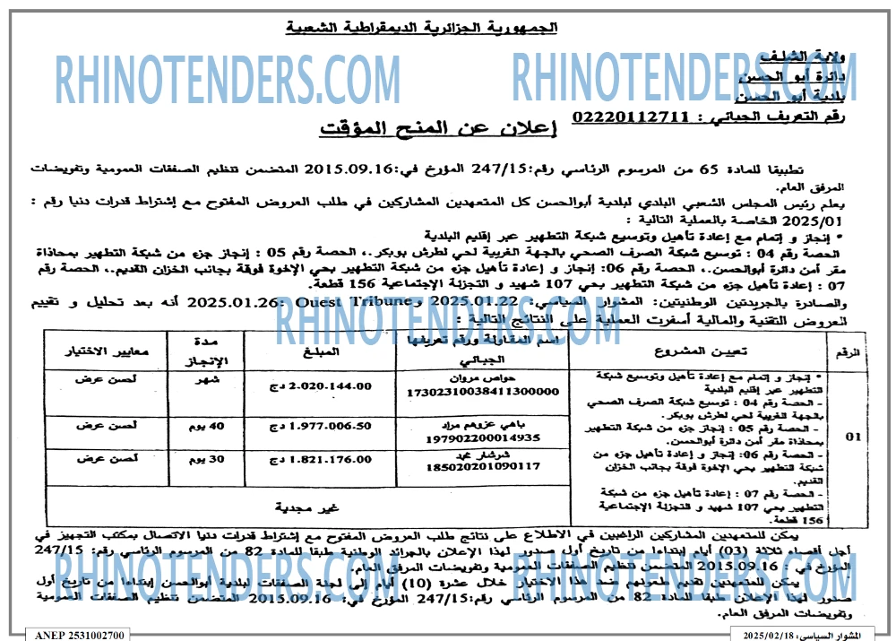 المشوار السياسي