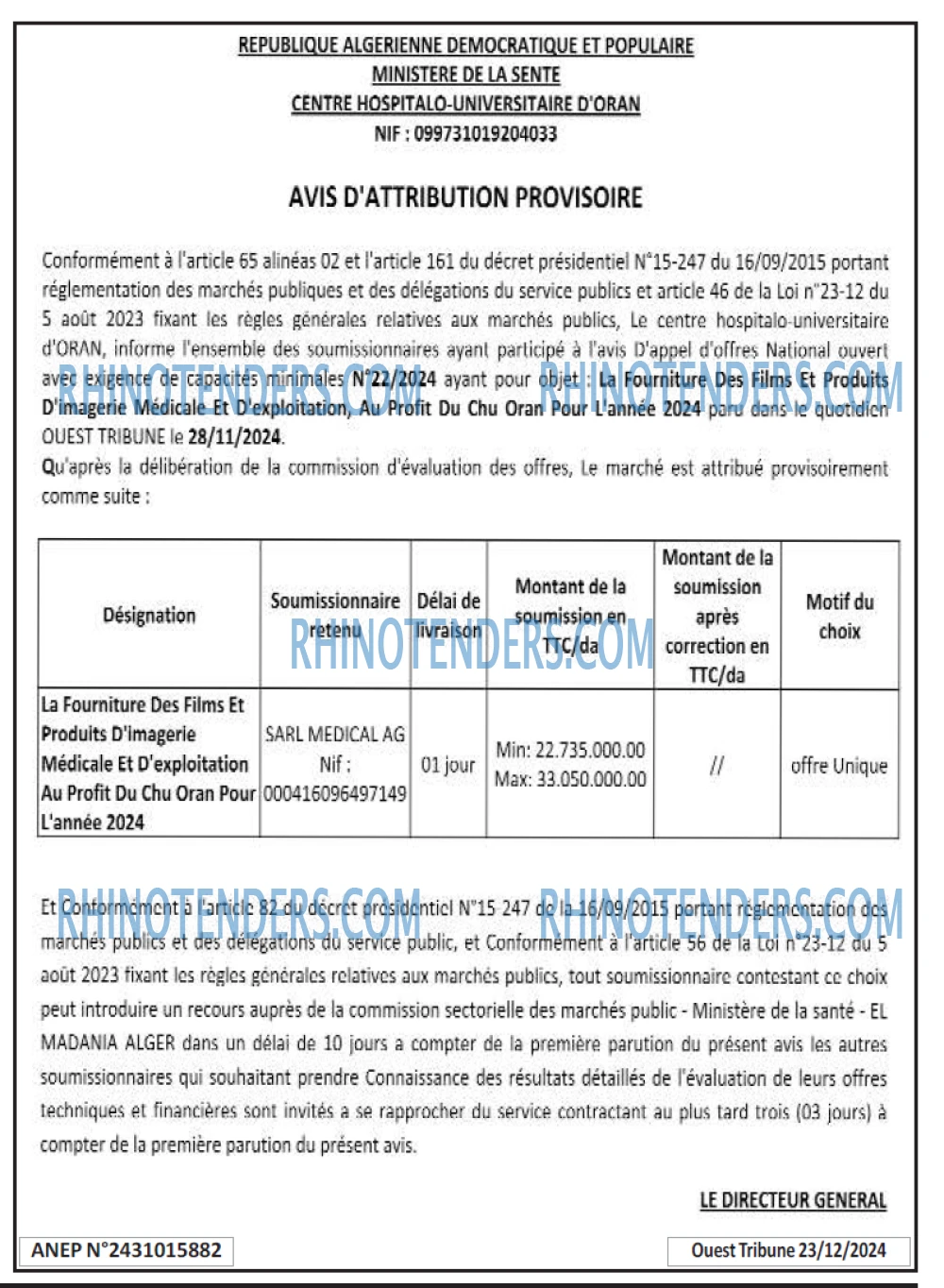 TRIBUNE DES LECTEURS
