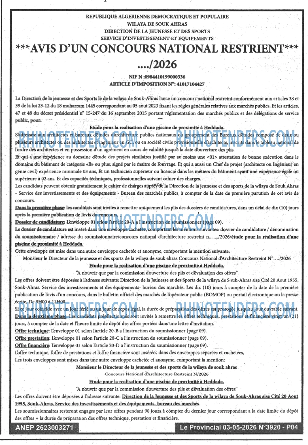 LE PROVINCIAL