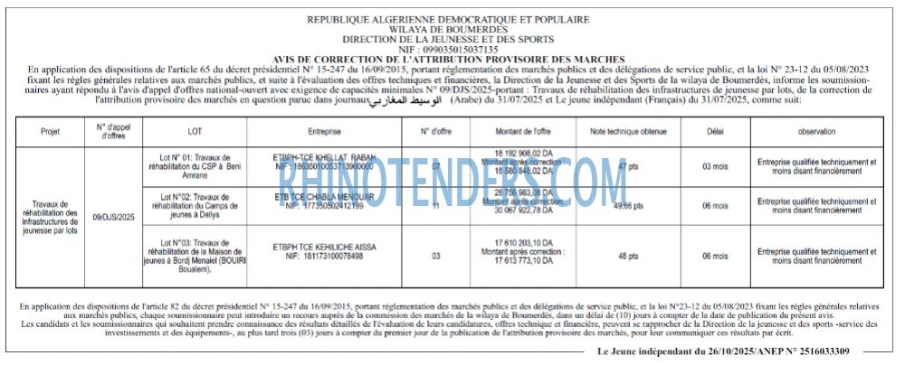 Le jeune indépendant