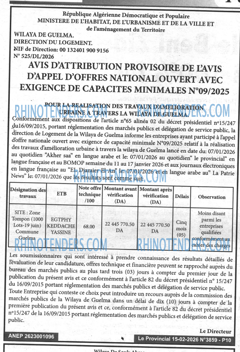 LE PROVINCIAL