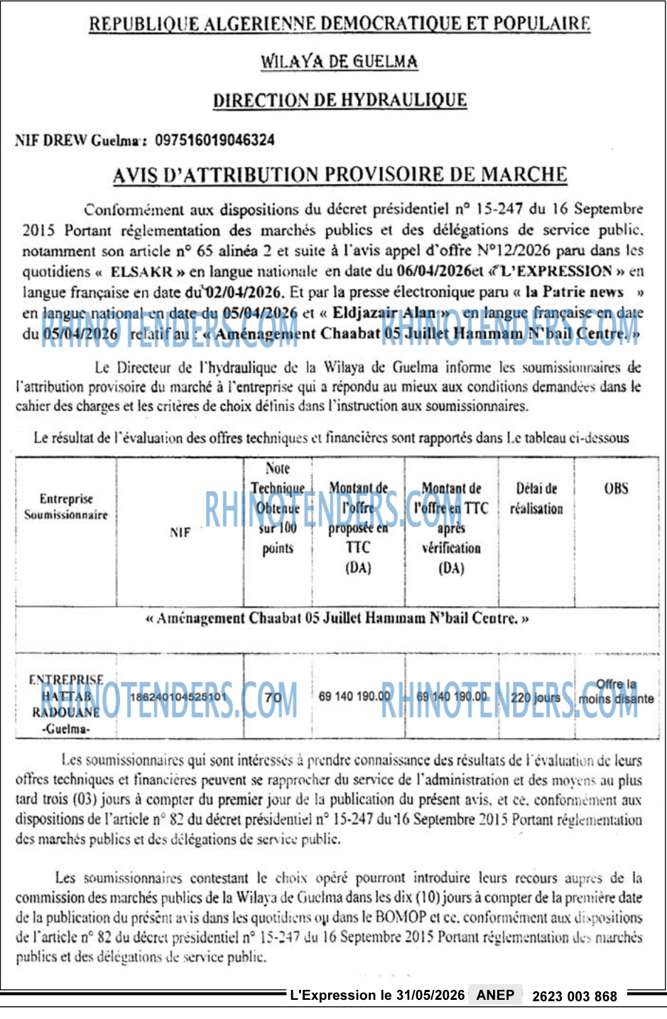 L'EXPRESSION