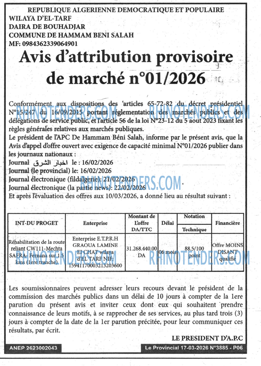 LE PROVINCIAL
