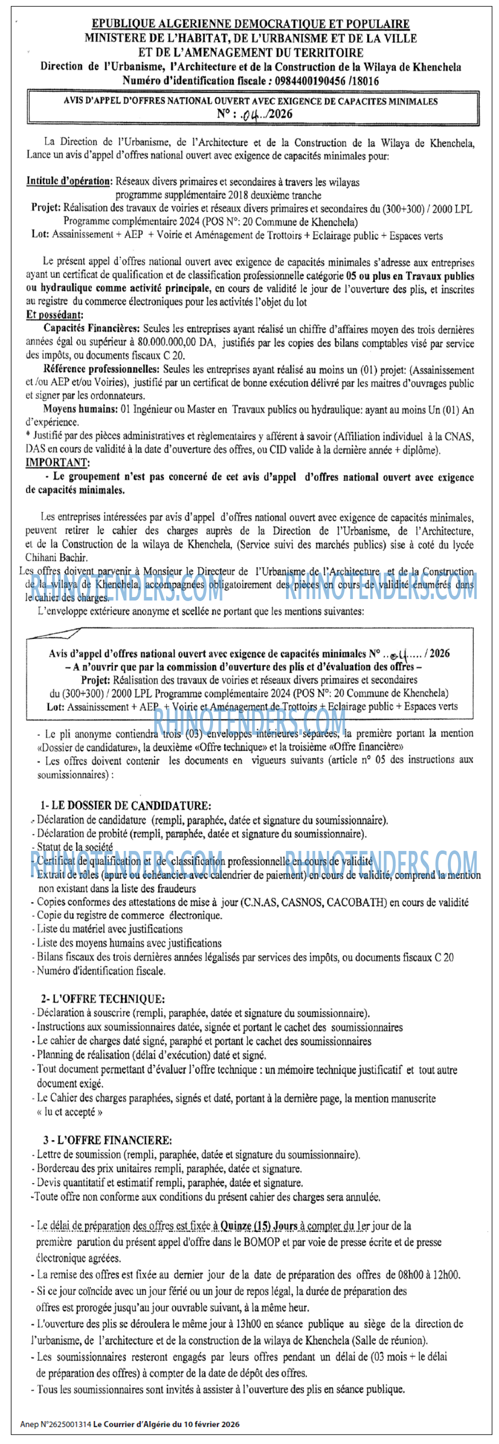 Le Courrier d'Algerie