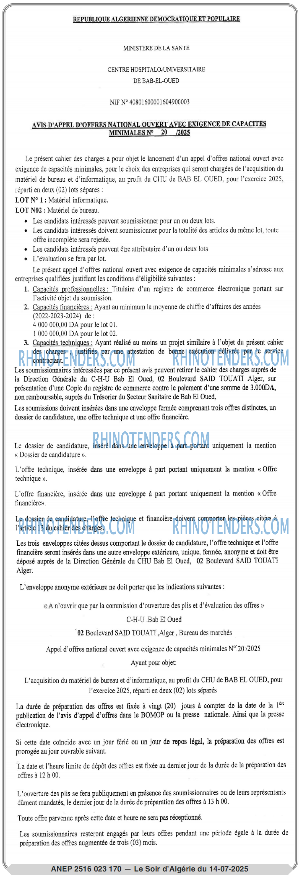 Le Jour d'Algérie